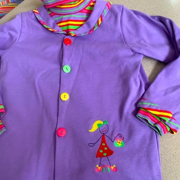 CHEZ AMI by PATSY AIKEN Vintage Jacket Turtleneck Skirt Set - Size 6X - Picture 7 of 10